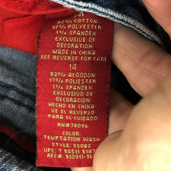 Vintage Sasson Women's Jeans Size 14 36x30 Straight Leg Hustle Blue Classic - Picture 4 of 16